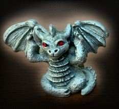 FREE W $49 OR MORE HAUNTED GARGOYLE STATUE 300X FOUR GUARDIANS MAGICK WITCH  image 2