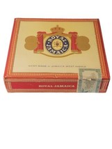 ROYAL JAMAICA Cigar Box Hand Made in Jamaica West Indies 7&quot; x 8&quot; x 2&quot; - $11.87