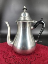 Royal Holland Coffee Tea Pot 9” Sleepy Hollow SHR Hinged Lid Pewter Silv... - £18.57 GBP