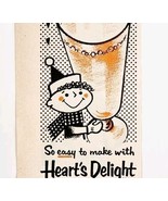 1953 Hearts Delight Apricot Nectar Summer Snowman Advertisement Fruit Dr... - €17,11 EUR