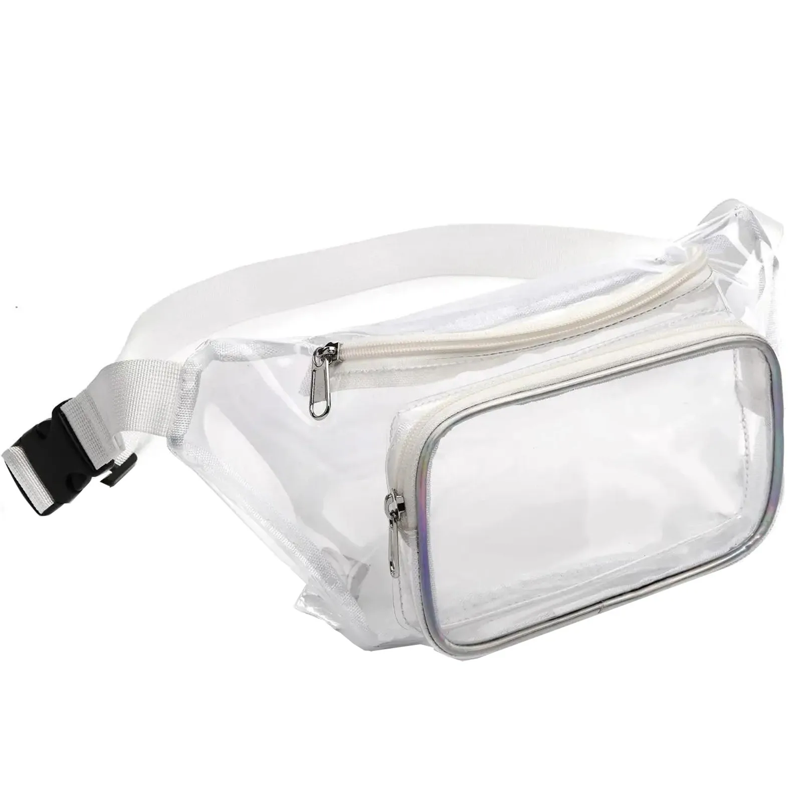 Woman Waist Pa Crossbody Bags Waterproof Cute Waist Bag Stadium Approved Clear P - $62.19