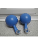 SPACELINK- 2 BLUE FLOATS WITH CONNECTORS- GOOD CONDITION- L214 - $4.55
