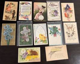 Antique Mixed Occasions Postcards From 1900s  Lot 12 Various Posted &amp; Un... - $19.30