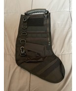 Military Tactical Holiday Christmas Hanging Stocking in Black w/ Handle ... - $20.52 CAD