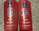 LOT OF 2 Old Spice Captain Bergamot Body Wash Soap- 24 oz - NEW - £11.45 GBP