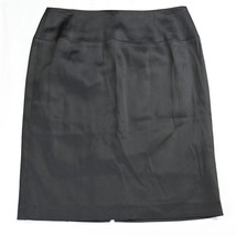 Antonio Melani 4 Black Slick Womens Pencil Straight Skirt - £11.79 GBP
