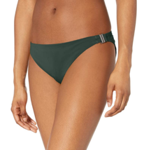 BCBGeneration Women&#39;s Side Buckle Hipster Bikini Swimsuit Bottom Olive X... - £8.88 GBP