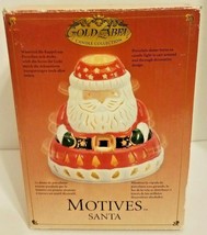 Mr Christmas Gold Label Motives Santa Votive Candle Holder Rotates 2003 - £17.54 GBP