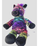 Build A Bear Plush Animals Zebra Polyester Multi Color Tush Tags 17&quot; Sup... - $11.88