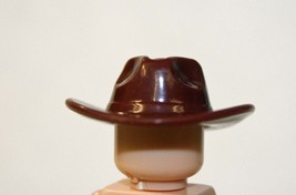 YY Minifigure Building Custom Brown Cowboy Hat for - $49.18 MXN