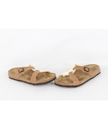 Vintage Birkis Birkenstock Womens Size 7 Distressed Leather Cross Strap ... - $54.40