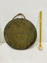 Nautical Antique Daesung Industrial Brass Metal Round Joja Ship&#39;s Gong Bell - £211.09 GBP