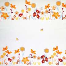 Organic Cotton 10 Flowers - Custom Made Fitted Sheet - $24.00+