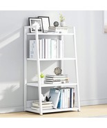 Floor-Standing Bookcase, Iotxy 4 Tier Open Bookshelf, 50Cm Width, White,... - £71.55 GBP