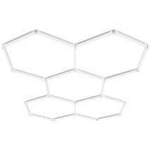 VEVOR Hexagon Garage Lights 26400LM 5 Grid Honeycomb LED Shop Ceiling Light - £136.99 GBP