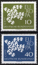 ZAYIX Germany 844-845 MNH Peace Birds Doves Europa Cept 042623S178M - £1.17 GBP
