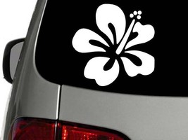 Tropical Flower Vinyl Decal Car Wall Window Sticker Choose Size Color - $2.82+