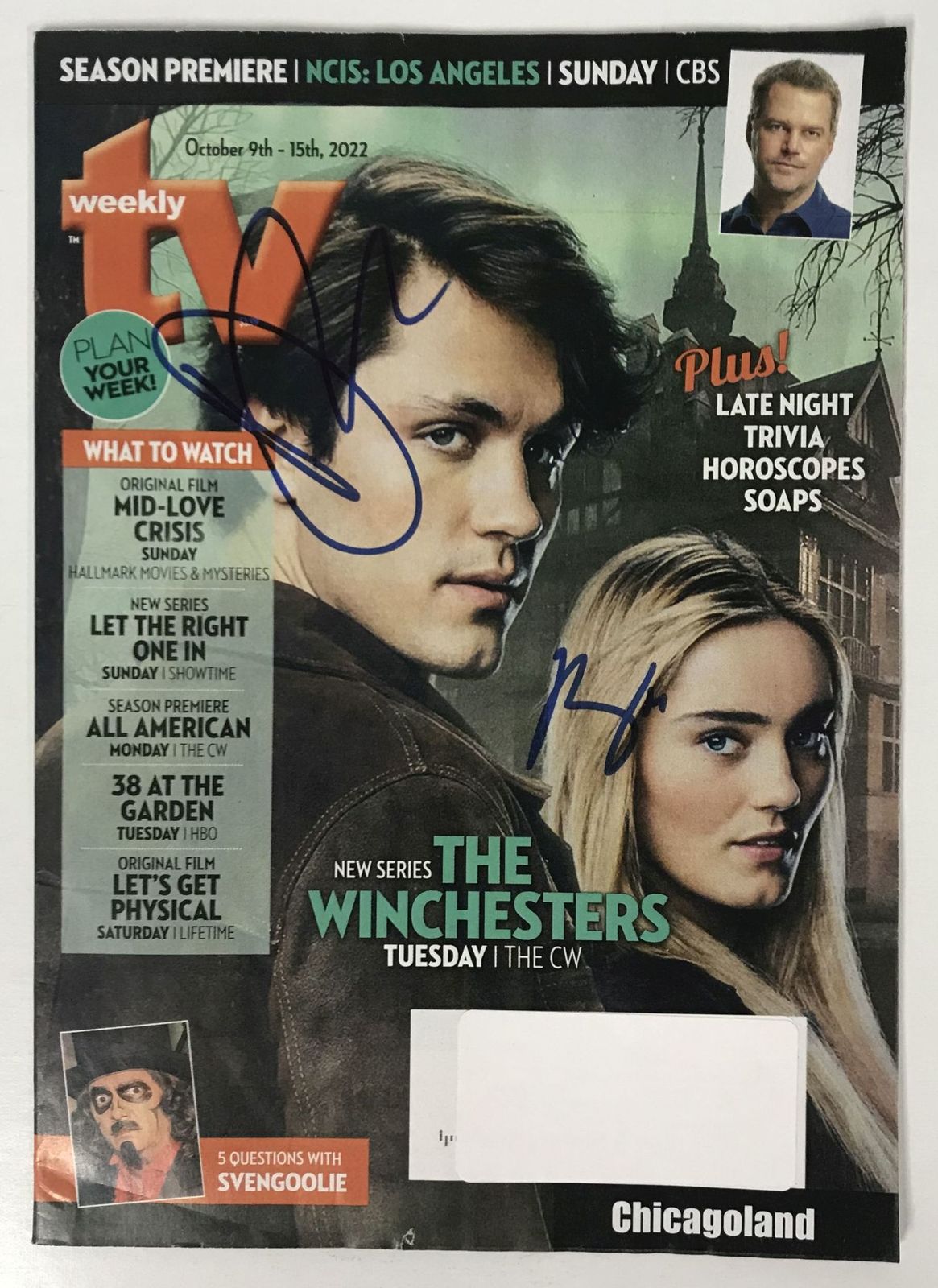 Drake Rodger &amp; Meg Donnelly Signed Autographed Complete &quot;Weekly TV&quot; Maga... - $34.99