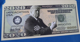 Donald Trump Novelty Money Bills 2020 Impeach This - £1.60 GBP