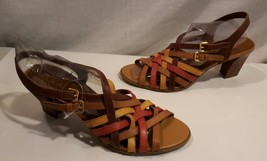 Franco Sarto Womens Strappy Heels Size 10 Medium New No Tags - £25.87 GBP