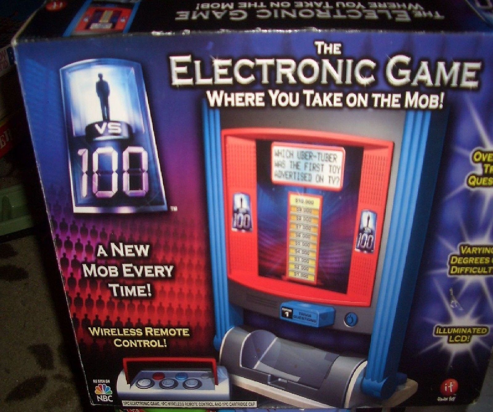 VS 100 THE ELECTRONIC GAME WHERE YOU TAKE ON THE MOB - $28.00