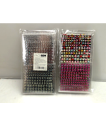 Pack of 2 Facegem 15 Sheet/Pack Self Adhesive Face Gems Assorted Rhinest... - €16,46 EUR