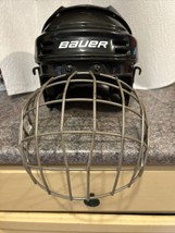 BAUER Hockey Helmet BHH1500XS Black  Bruins Cage FM2500 XS/TP True Visio... - $23.33