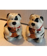 Cute Spotted Dog with Toy Dog Salt and Pepper Shakers  - $19.99