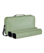 C&amp;H Solutions GreenElegant Quilted PU Leather Mahjong Carrying Bag wit... - $722.94 MXN