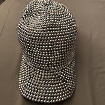 Women’s Hat silver beaded allover adjustable New - £7.41 GBP