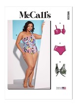 McCalls Sewing Pattern 8330 R11548 Swimsuit One Piece Bikini Size 30W-38W - £13.09 GBP