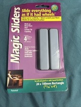 Vintage Magic Sliders Floor Slides  24mm×100mm Rectangle 4-Pack #14124 - $12.86