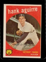 Vintage Baseball Card Topps 1959 #36 Hank Aguirre Detroit Tigers Pitcher Wb - £9.77 GBP