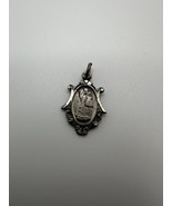 Vintage Sterling Silver Virgin Mary Religious Medal 1.9cm - $18.51