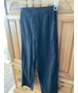Samantha Mara Black Drawstring pocket Scrubs Pants Size Medium  - £15.89 GBP