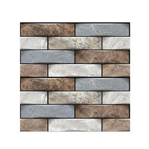 Anyhouz 10pcs Vinyl Tile Self Adhesive Stone Layered Brick Pattern Water... - $65.90