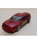 Hot Wheels &#39;99 Ford Mustang Lesser 420 PSSC #098 Metallic Red Mattel 1/6... - $4.75 CAD