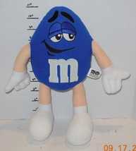 11&quot; BLUE M&amp;M Stuffed Plush toy - £7.47 GBP