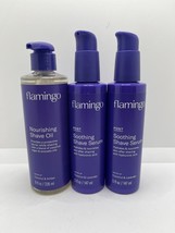 LOT of Flamingo Women&#39;s Post Shave Serum 2-5 fl oz &amp; Shave Oil 8 fl oz - $465.81 MXN