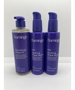 LOT of Flamingo Women&#39;s Post Shave Serum 2-5 fl oz &amp; Shave Oil 8 fl oz - $35.07 CAD