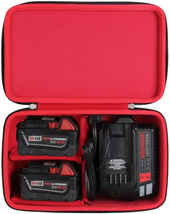 Hermitshell Hard Travel Case for Milwaukee M18 18V Battery and Charger - £37.29 GBP