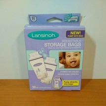 Lansinoh Breastmilk Storage Bags - 50 Pre Sterilized Bags (NOS) NEW - $10.75
