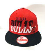New Era 9 Fifty Chicago Bulls Red Hardwood Classics Snapback Hat Cap 3D ... - $23.70