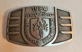 1984 Indy Fiero Belt Buckle Indianapolis 500 Pewter 129/500 - €25,42 EUR
