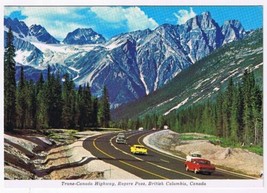 Postcard Trans Canada Highway Rogers Pass British Columbia BC - £3.09 GBP