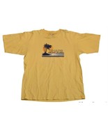 Vintage Chaps Ralph Lauren T Shirt Mens Large Yellow Short Sleeve Beach ... - £17.91 GBP