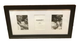 Aaron Brothers Picture Frame 4x6 Mat Black Plastic Resin 22&quot; x 12&quot; Used ... - $37.68