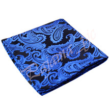 Paisley Pattern Hankerchief Pocket Square Hanky Wedding Formal Party Prom - £5.10 GBP