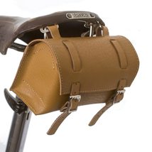 Bike Tool Bag Genuine Leather Vintage Retro Bicycle in Honey TAN - £26.07 GBP