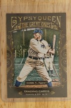 2011 Topps Baseball Gypsy Queen Brown Frame Paper G024 Ty Cobb Detroit Tigers - £6.59 GBP